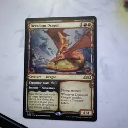 Decadent Dragon (Showcase) Wilds of Eldraine Regular - Image 1