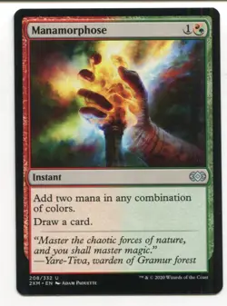 Magic The Gathering MTG Double Masters Card #208 Manamorphose - Image 1