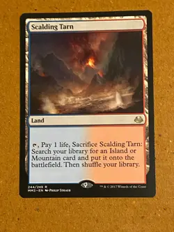 Magic the Gathering : MODERN MASTERS 2017 Scalding Tarn NM MTG - Image 1