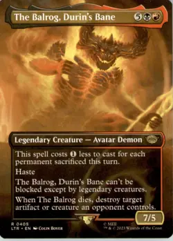 The Balrog, Durin's Bane (Borderless) R Universes Beyond: The Lord of the Rings: - Image 1