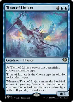 MTG - Titan of Littjara - Commander Masters - Magic the Gathering - Image 1