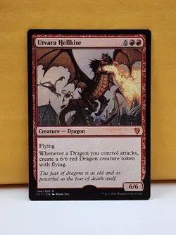 1x Utvara Hellkite, LP (see photos), C17, Magic: the Gathering, MtG - Image 1