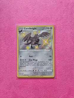 Corviknight SV089/SV122 Holo Rare Pokemon TCG Shining Fates Baby Shiny - Image 1