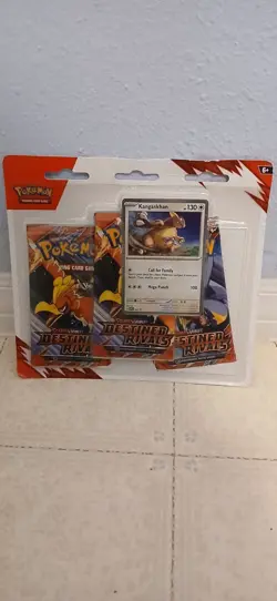 Pokemon Destined Rivals 3 Pack Blister Kangaskhan - Image 1