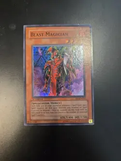 YUGIOH TCG: Blast Magician FET-EN020 Super Rare 1st Edition *LP - Image 1