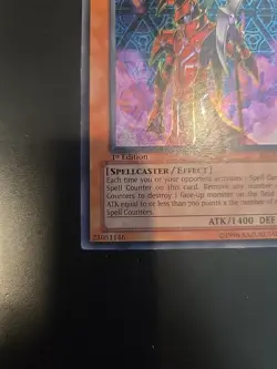 YUGIOH TCG: Blast Magician FET-EN020 Super Rare 1st Edition *LP - Image 4