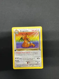 Pokemon TCG Dragonite 19/62 1st Edition Regular Rare, Fossil - Image 1