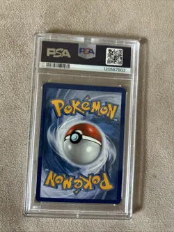Espeon & Deoxys GX Tag Team SM240 Holo Pokemon TCG PSA 8 - Image 2