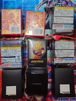 Yu-Gi-Oh! Rush Duel & Dragon Ball Z Card Deck Cases Set of 9 Red/Black/Blue - Image 2
