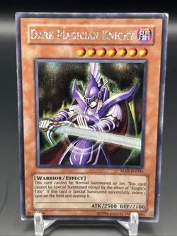 Yugioh Dark Magician Knight ROD-EN001 Parallel Secret Rare HP - Image 2