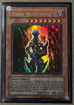 YuGiOh Dark Necrofear - DB2-EN004 - Ultra Rare - NM - Image 1