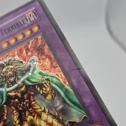 Dark Balter The Terrible LOD-002 Heavily Played Super Holo Rare Unlimited Yugioh - Image 4