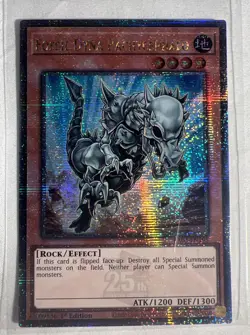 Fossil Dyna Pachycephalo RA03-EN195 Quarter Century Rare 1st Edition Yu-Gi-Oh - Image 1