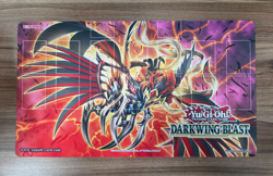 Yu-Gi-Oh Darkwing Blast Sneak Peek Black-Winged Assault Dragon Playmat - Image 1