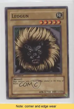 Leogun 1st Ed. YuGiOh Metal Raiders #MRD-033 2002 READ 0b3 - Image 1