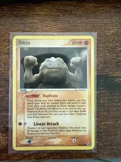 Pokemon Ditto Geodude #62/113 EX Delta Species Non-Holo Common Card NM Condition - Image 1