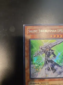 Yugioh Silent Swordsman LV5 EEN-ENSE4 Secret Rare Limited Edition LP - Image 3