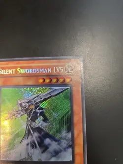 Yugioh Silent Swordsman LV5 EEN-ENSE4 Secret Rare Limited Edition LP - Image 4