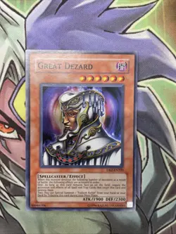 DB2-EN220 Great Dezard Super Rare Unlimited Edition NM Yugioh Card - Image 1