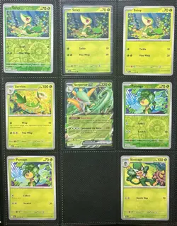 Pokemon Black Bolt (151 Card Lot) Ex/Reverse Holos/Holos/Binder - Image 2