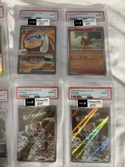 Pokemon PSA Slab Lot 8 Cards Graded New - Image 3
