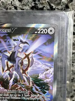 Pokemon Arceus V (Alternate Full Art) 166/172 Swsh09: Brilliant Stars Holo Card - Image 3