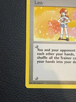 Pokemon Card Lass 104/130 Base 2 Set Rare Trainer WOTC Trading Card TCG LP - Image 5
