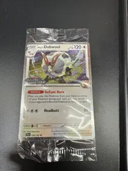 Pokemon Journey Together Hop’s Dubwool 136/159 Holo Promo Card Sealed - Image 1