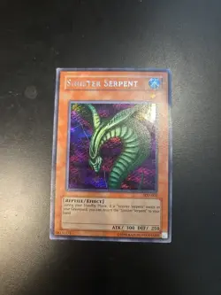 Yugioh Sinister Serpent SDD-002 Parallel Secret Rare MP - Image 1