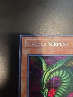 Yugioh Sinister Serpent SDD-002 Parallel Secret Rare MP - Image 3
