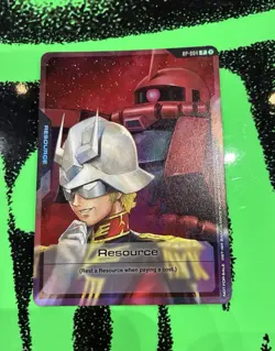 Gundam Card Game English Char Resource Foil Rare AX Anime Expo 2025 Promo RP-004 - Image 1