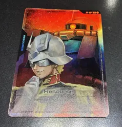 Gundam Card Game English Char Resource Foil Rare AX Anime Expo 2025 Promo RP-004 - Image 3