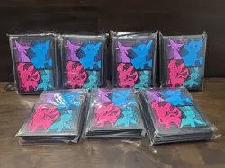 (LOT of 7) Evolving Skies ETB Eeveelution Card Sleeves -Pink, Purple, Blue -New - Image 1