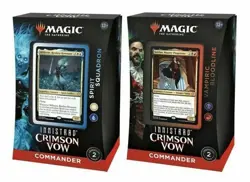 Magic the Gathering Innistrad Crimson Vow Commander Decks Set of 2 Sealed - Image 1