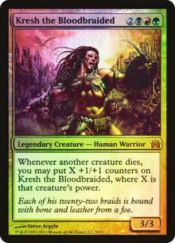 FOIL Kresh the Bloodbraided ~ From the Vault [ NearMint ] [ Magic MTG ] - Image 1