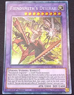 YuGiOh! Fiendsmith's Desirae RA04-EN056 Collector's Rare - Near Mint - Image 2