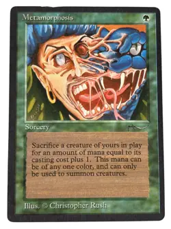 MTG Metamorphosis Arabian Nights Near Mint NM Regular Vintage Old School Magic - Image 1