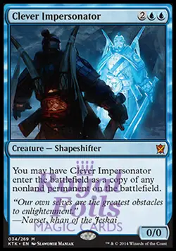 Clever Impersonator **FOIL** MTG Khans of Tarkir MINT - Image 1