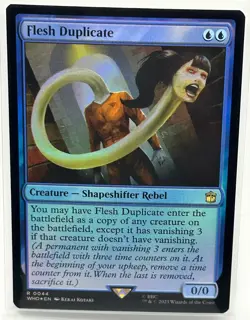Flesh Duplicate, Doctor Who, MTG Magic the Gathering, FOIL - Image 1