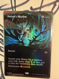 Nature's Rhythm (Borderless) Tarkir: Dragonstorm Foil - Image 1
