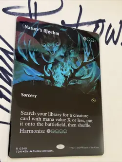 Nature's Rhythm (Borderless) Tarkir: Dragonstorm Foil - Image 3