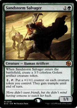 Sandstorm Salvager (19) M Outlaws of Thunder Junction: The Big Score NM MTG - Image 1