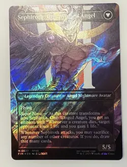 Sephiroth M0527 (FFVII) - Borderless Surge Foil - Unplayed - MTG - Image 1