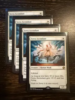 Serra Ascendant - Iconic Masters - NM - QTY-4 PLAYSET - Image 1