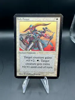 MTG MAGIC THE GATHERING BETA HOLY ARMOR (B) - Image 1