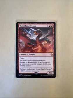 MTG Twinflame Tyrant FDN 0097 M NM Regular - Image 1
