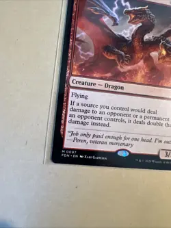 MTG Twinflame Tyrant FDN 0097 M NM Regular - Image 3