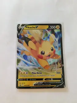 Pokemon TCG Pikachu V SWSH Black Star Promos SWSH285 Holo Promo - Image 1