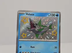 Veluza 125/091 Pokemon TCG Paldean Fates Holo Baby Shiny Rare Card NM Condition - Image 4