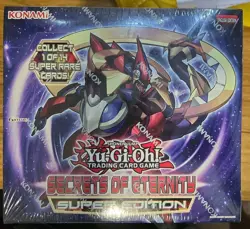 YUGIOH SECRETS OF ETERNITY Factory Sealed SUPER EDITION BOX - Image 1